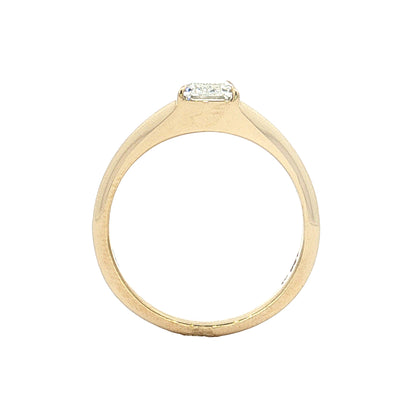 1.66 Emerald Cut Diamond Engagement Ring 14k