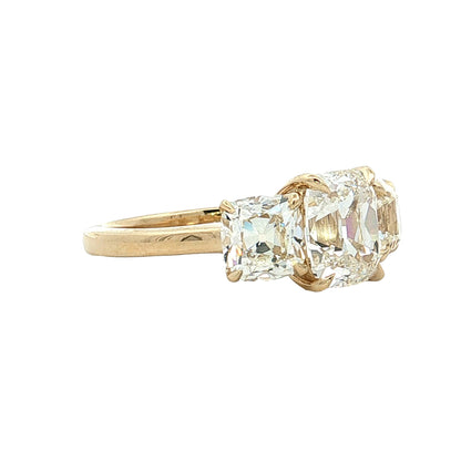 2.04 Old Mine Cushion Diamond Engagement Ring 14k