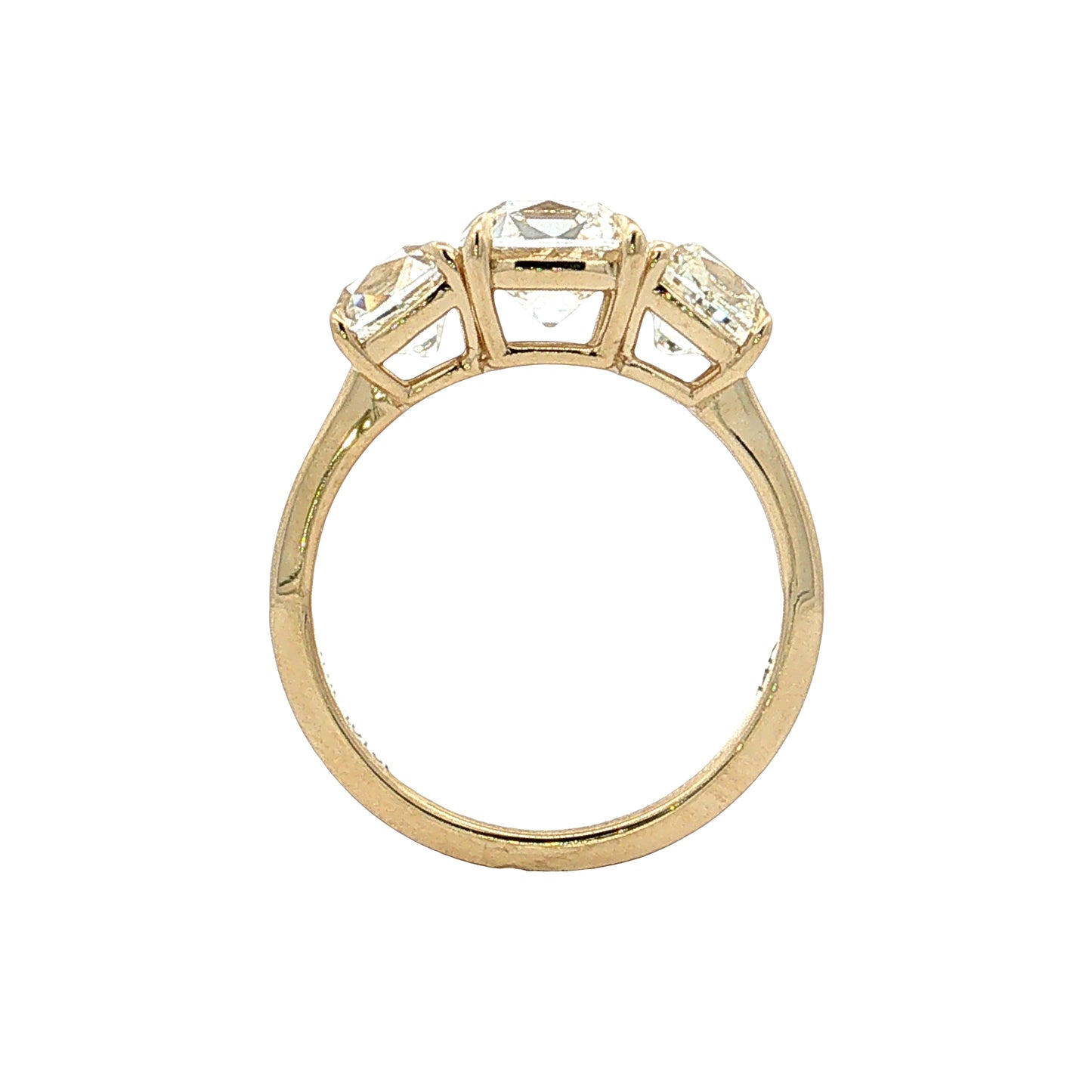 2.04 Old Mine Cushion Diamond Engagement Ring 14k