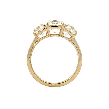 2.04 Old Mine Cushion Diamond Engagement Ring 14k