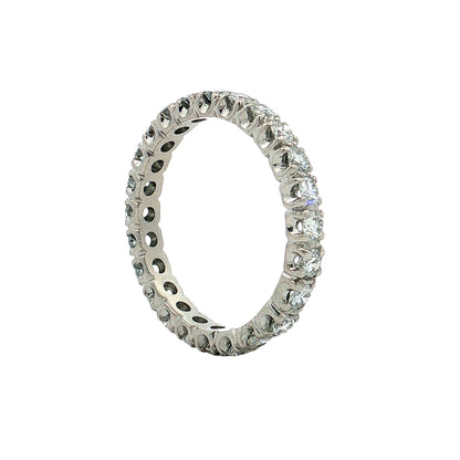 1.20 Diamond Eternity Band 18k White Gold