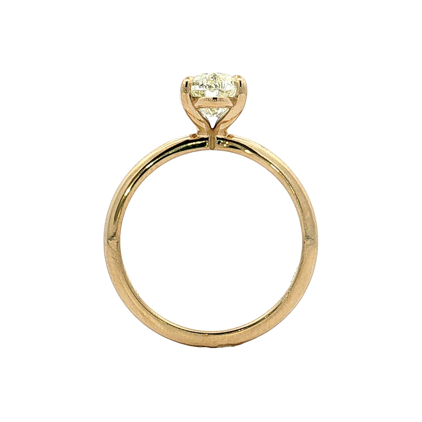 2.45 GIA Moval Diamond Engagement Ring 14k