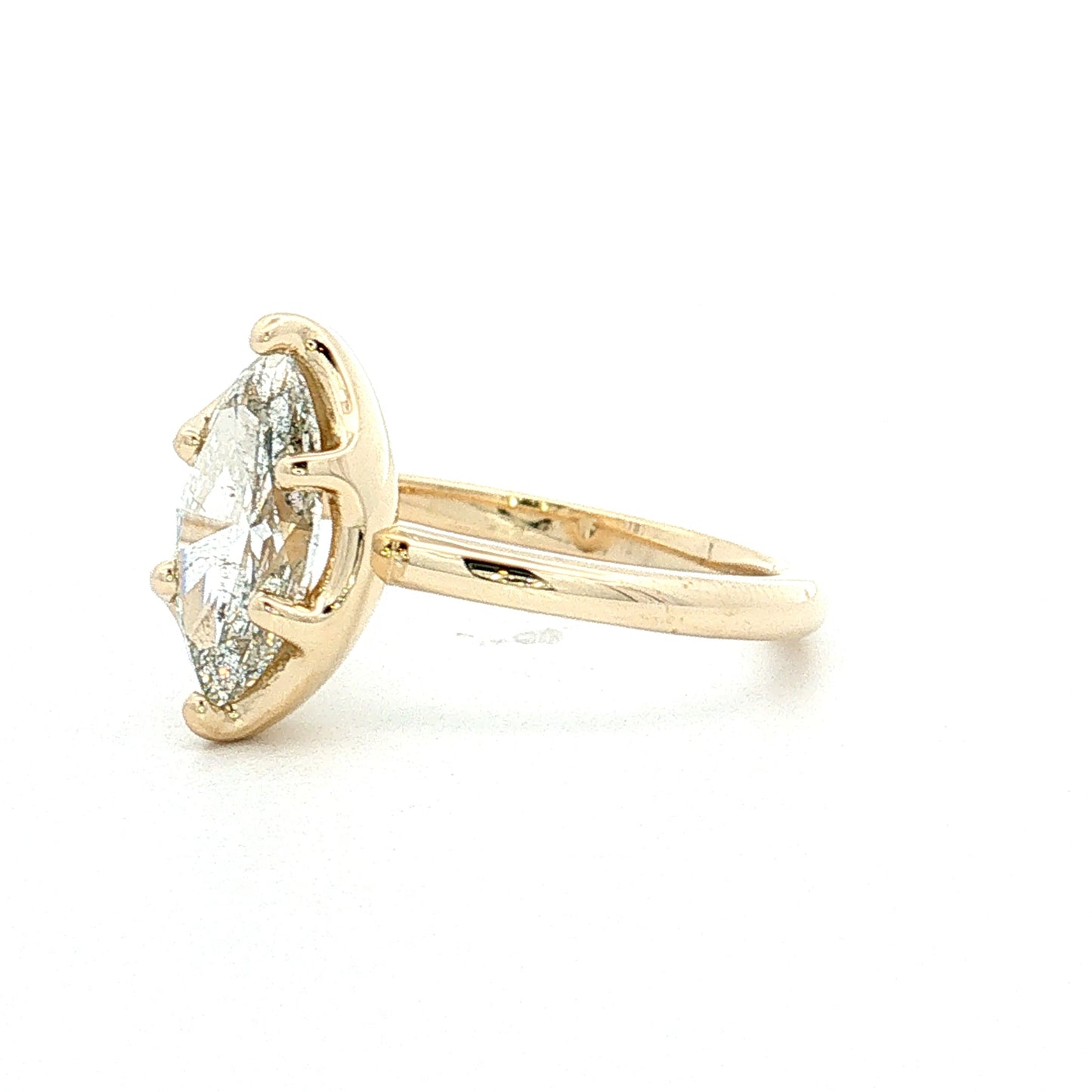 1.51 Marquise Diamond Engagement Ring 14k