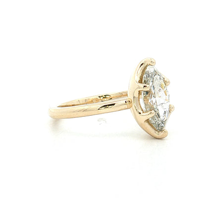 1.51 Marquise Diamond Engagement Ring 14k