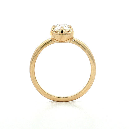 1.53 Old Mine Cushion Diamond Engagement Ring 14k