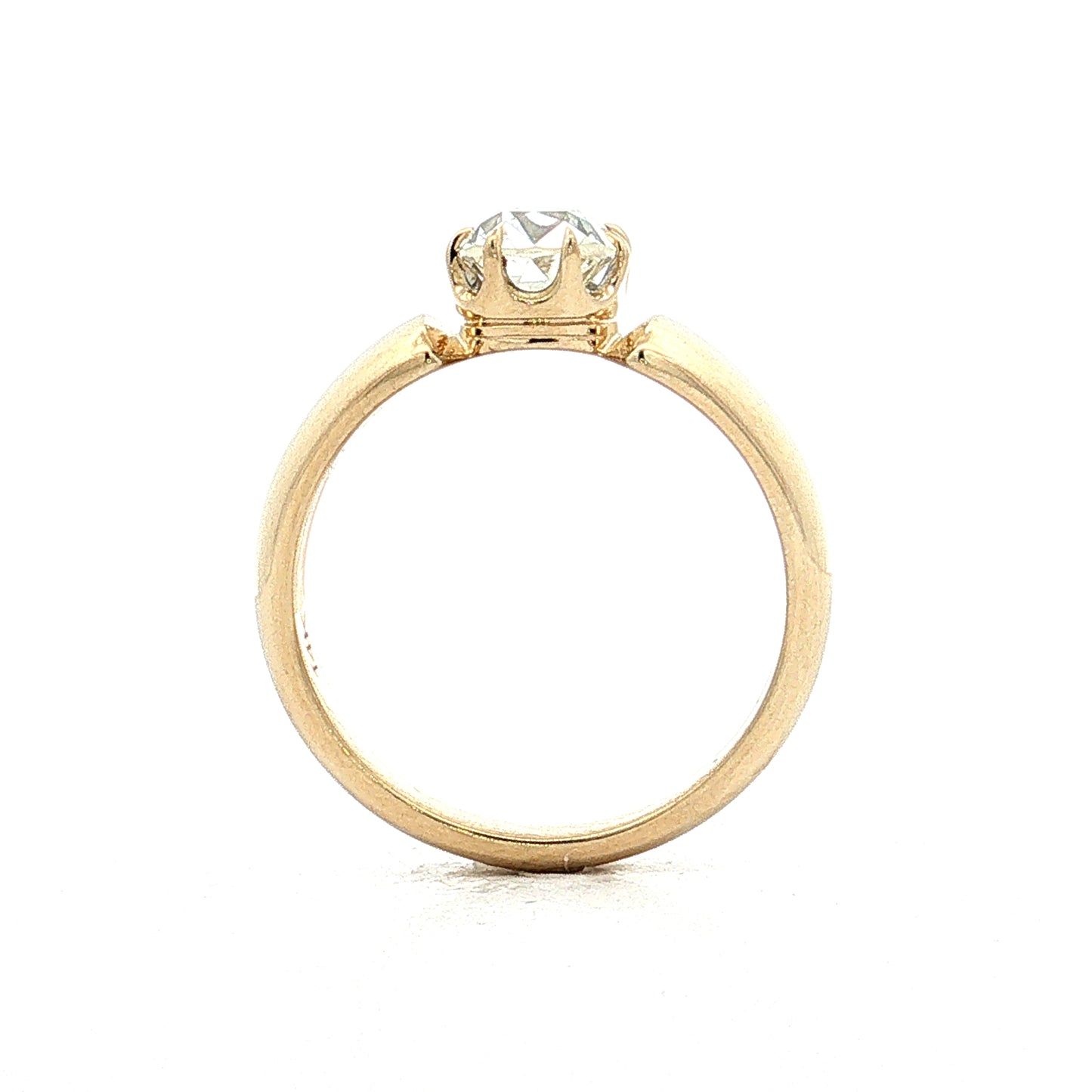 1.19 Old Mine Cushion Diamond Engagement Ring 14k