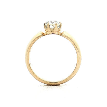 1.19 Old Mine Cushion Diamond Engagement Ring 14k