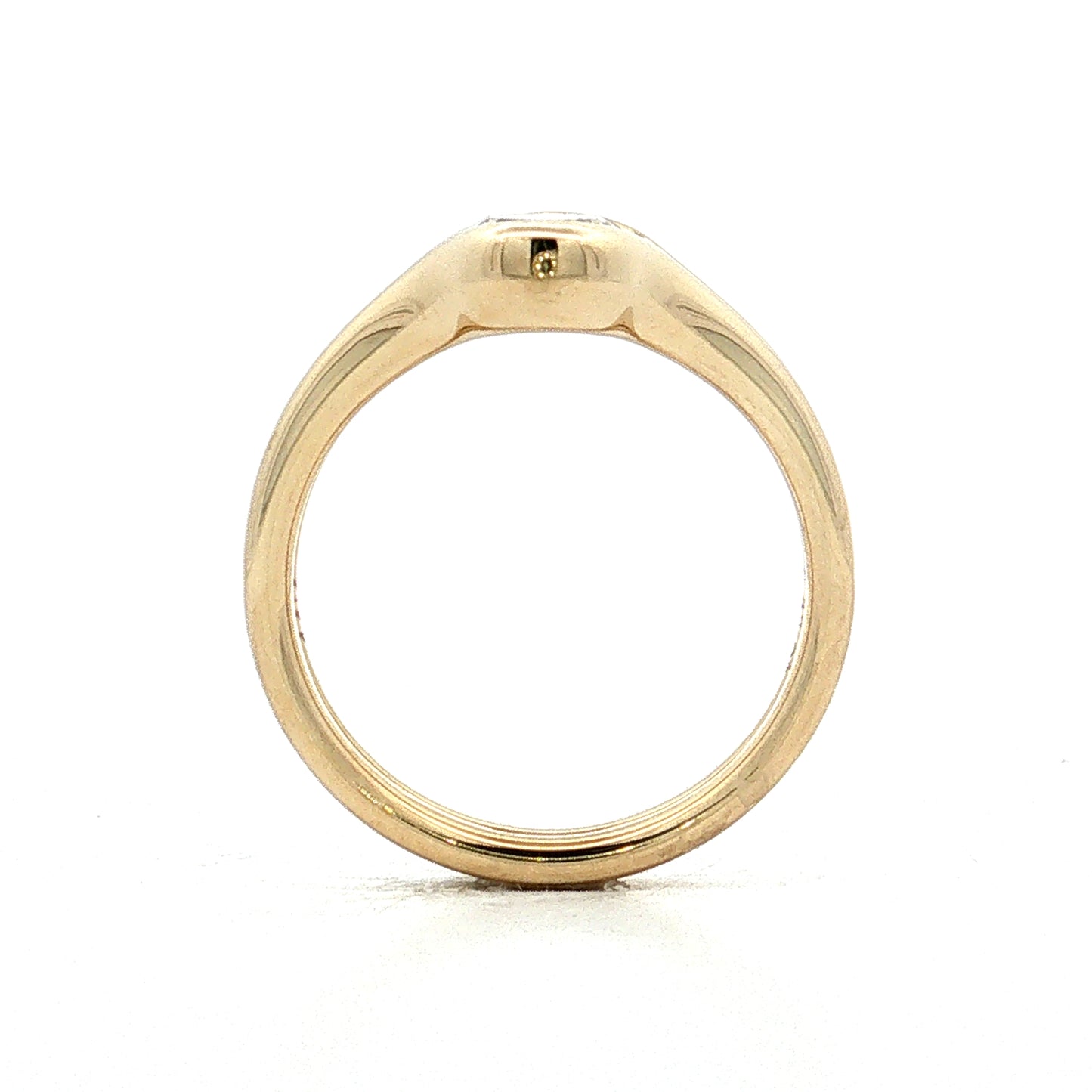 1.41 Step Cut Oval Diamond Engagement Ring 14k