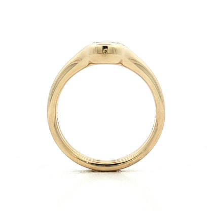 1.41 Step Cut Oval Diamond Engagement Ring 14k