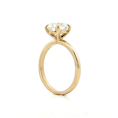 1.71 Old Mine Cushion Diamond Engagement Ring 14k