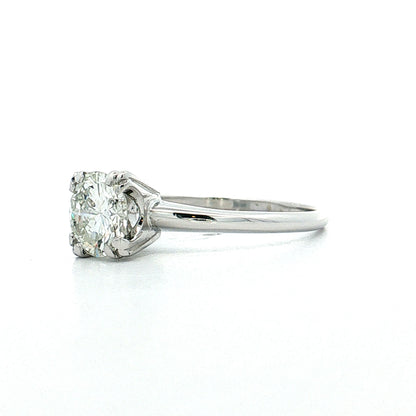 1.06 Transitional Diamond Engagement Ring 14k White Gold