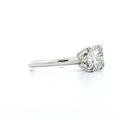 1.06 Transitional Diamond Engagement Ring 14k White Gold