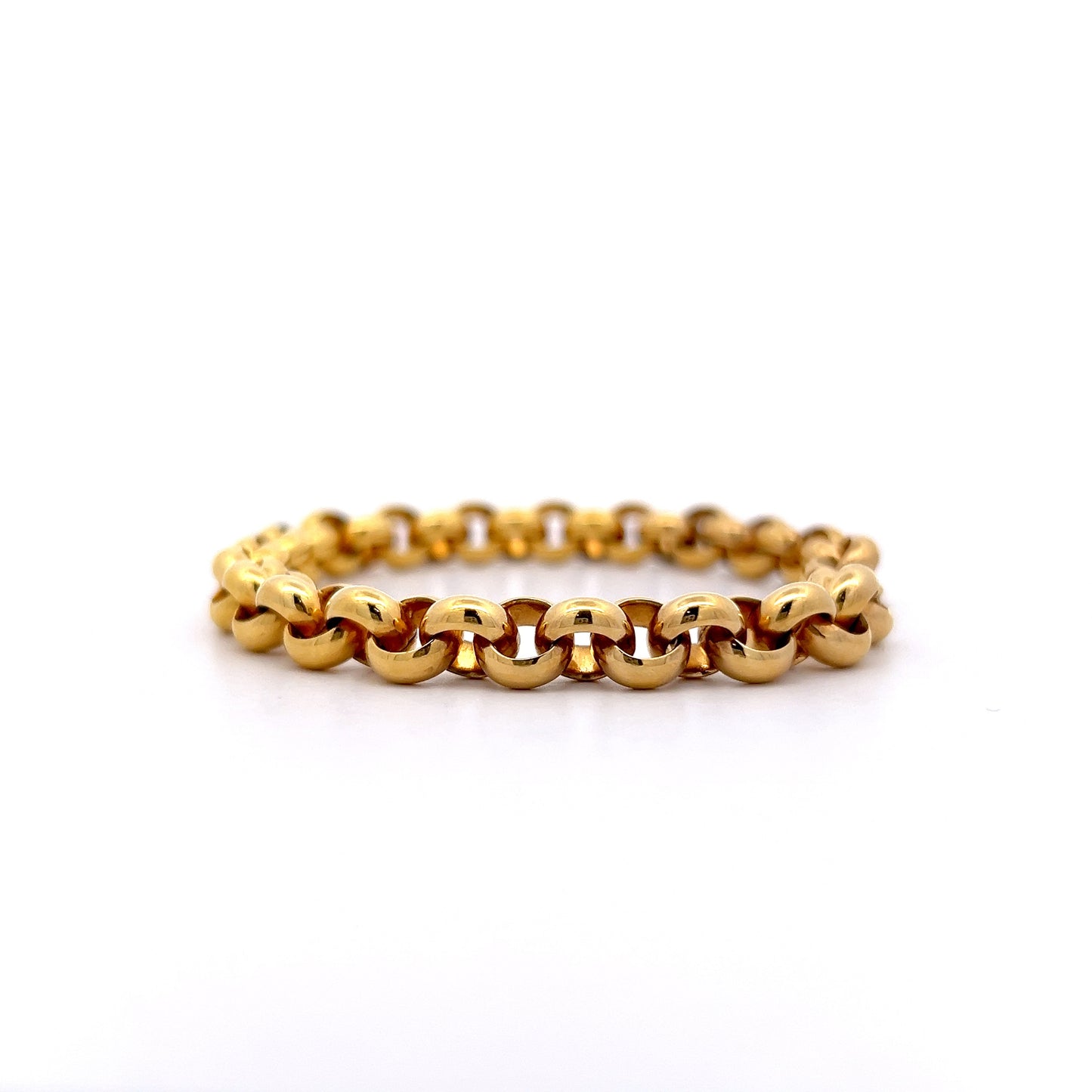 Rolo Chain Bracelet 18k Yellow Gold