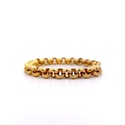 Rolo Chain Bracelet 18k Yellow Gold
