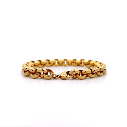 Rolo Chain Bracelet 18k Yellow Gold