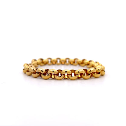 Rolo Chain Bracelet 18k Yellow Gold
