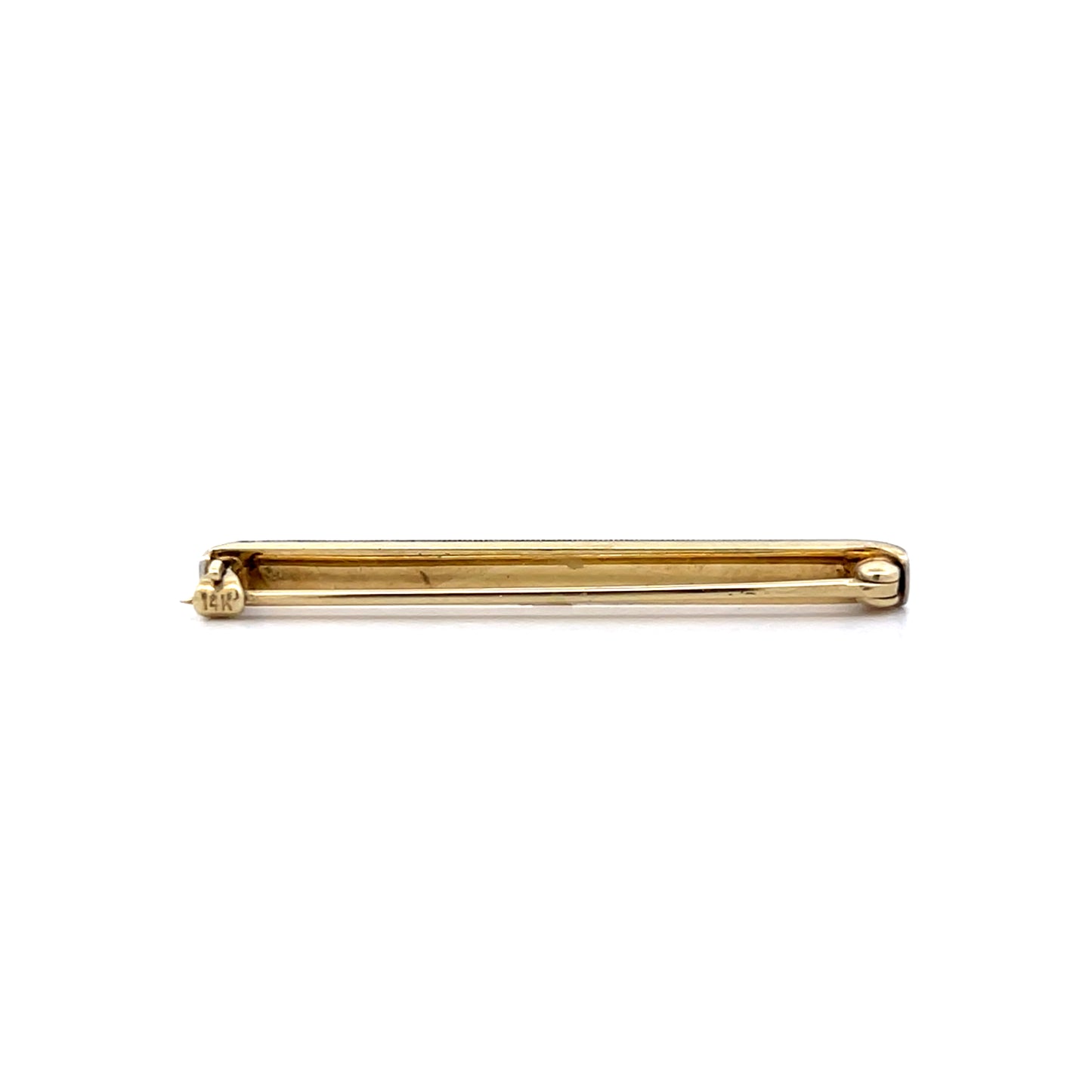 Antique Art Deco Pearl Brooch 14k Two-Tone Gold