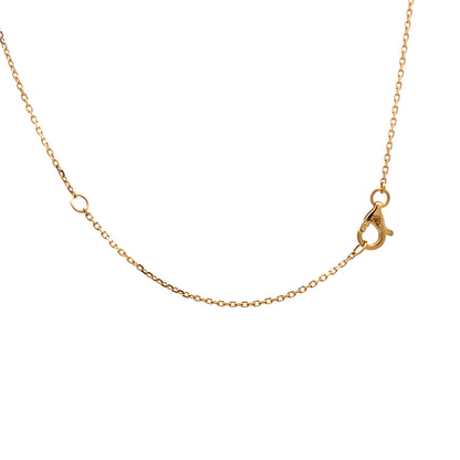 Garnet Cross Pendant Necklace 14k Yellow Gold