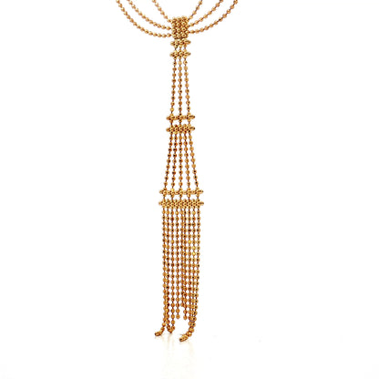 Tiffany & Co. Fringe Tower Necklace 18k Yellow Gold