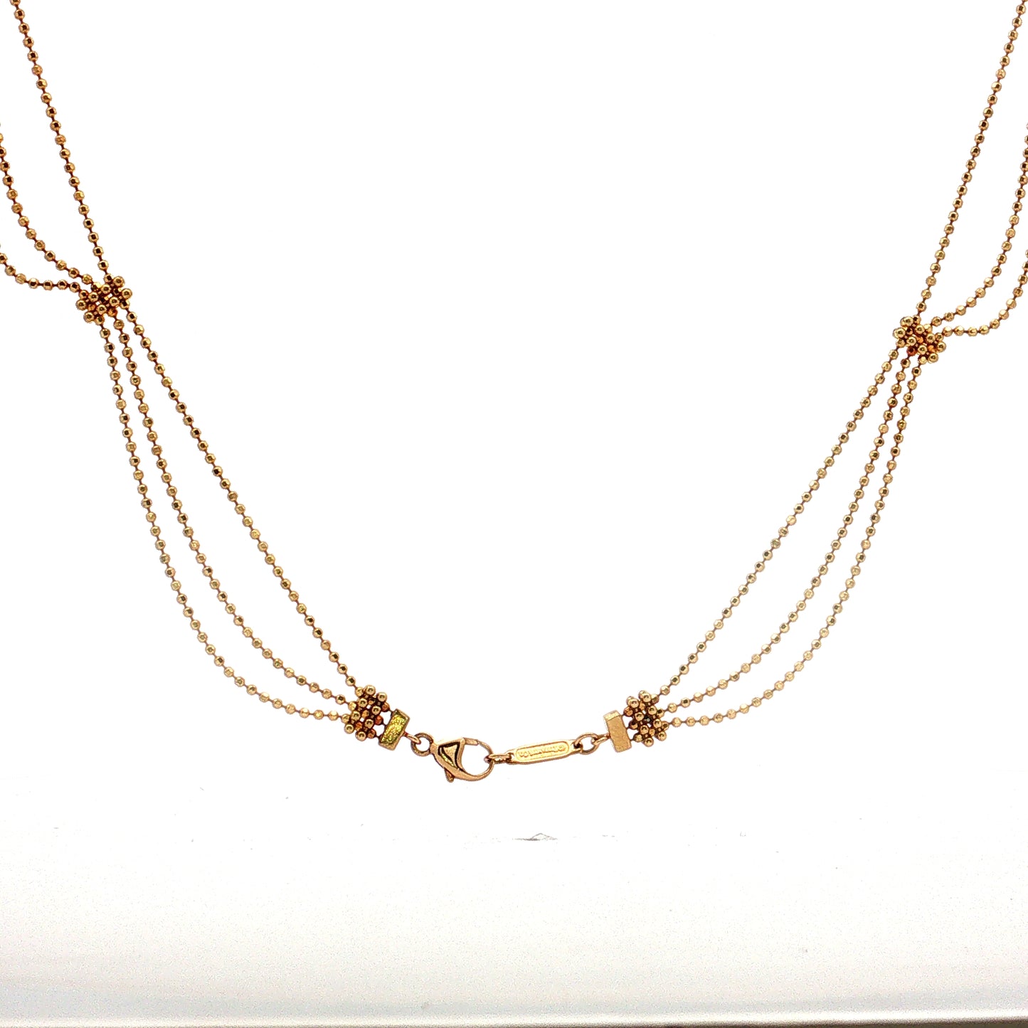 Tiffany & Co. Fringe Tower Necklace 18k Yellow Gold
