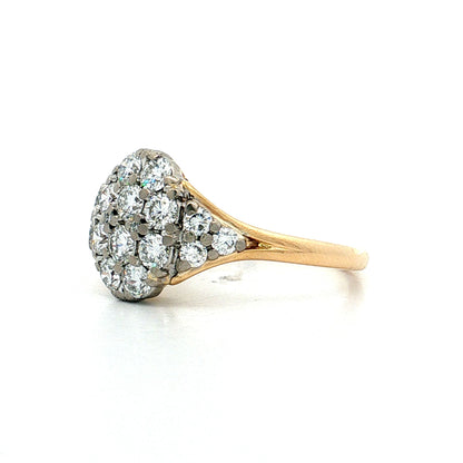 Jabel Diamond Cocktail Ring 18k Two-Tone Gold