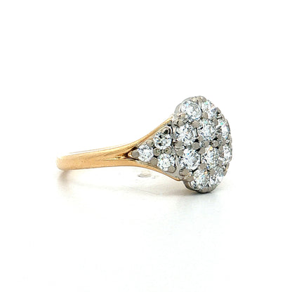 Jabel Diamond Cocktail Ring 18k Two-Tone Gold