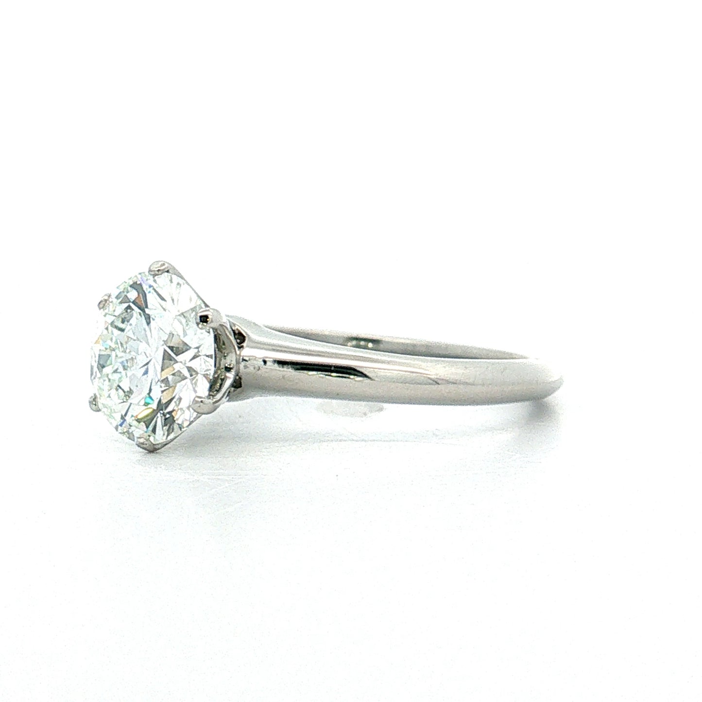 2.02 Tiffany & Co Diamond Engagement Ring Platinum
