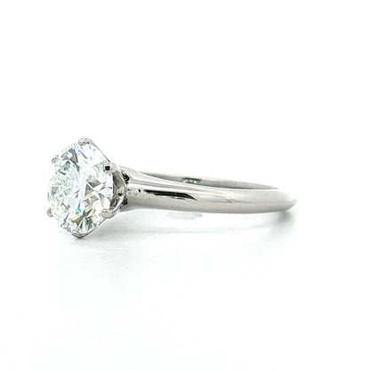 2.02 Tiffany & Co Diamond Engagement Ring Platinum