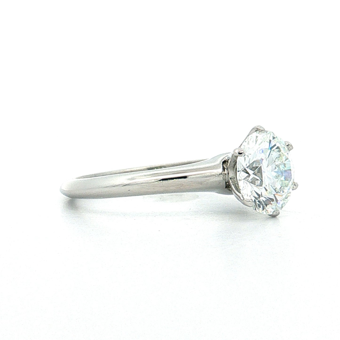 2.02 Tiffany & Co Diamond Engagement Ring Platinum