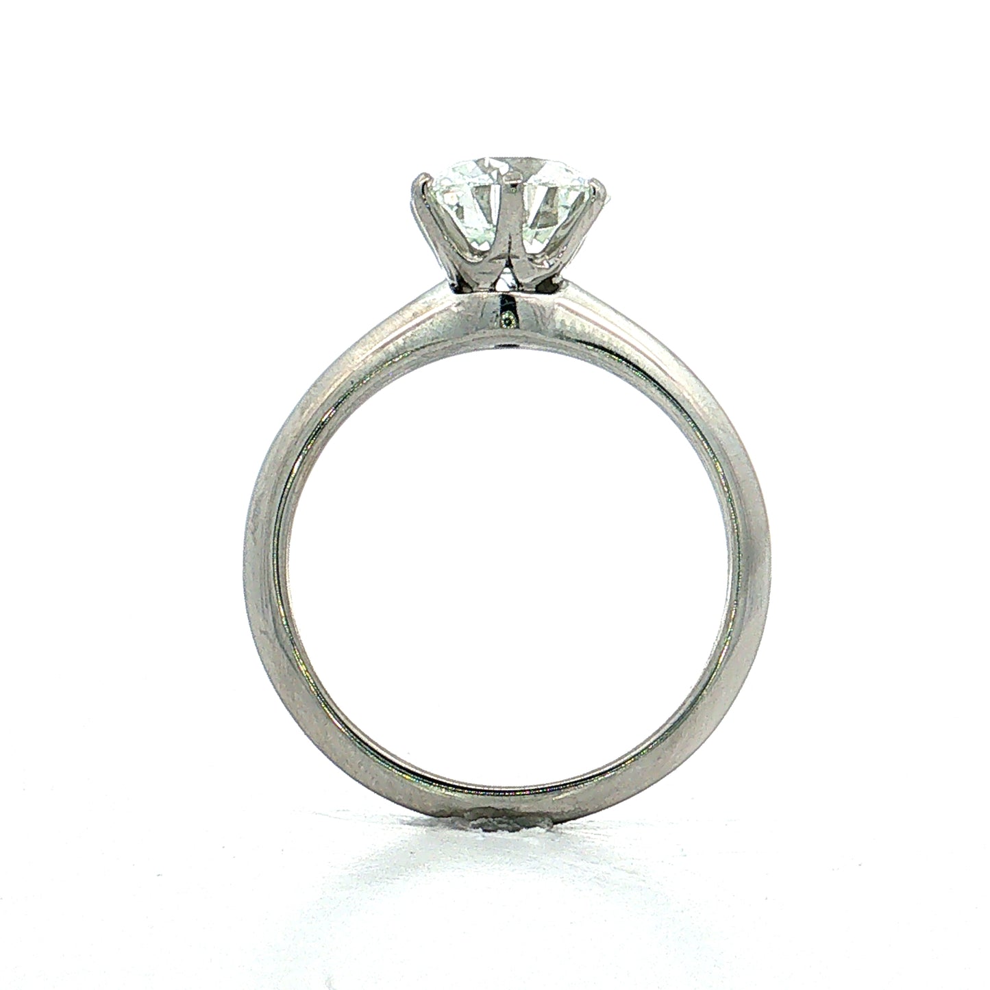 2.02 Tiffany & Co Diamond Engagement Ring Platinum