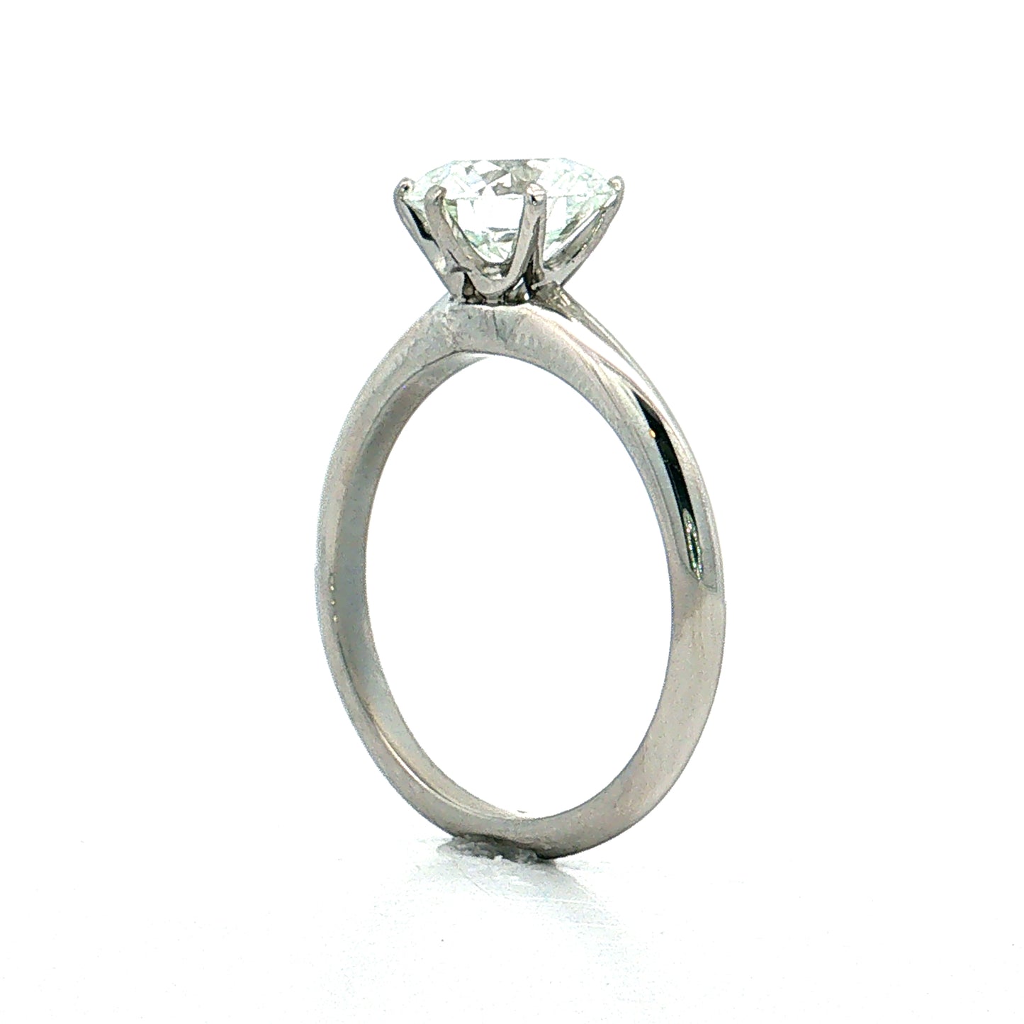 2.02 Tiffany & Co Diamond Engagement Ring Platinum