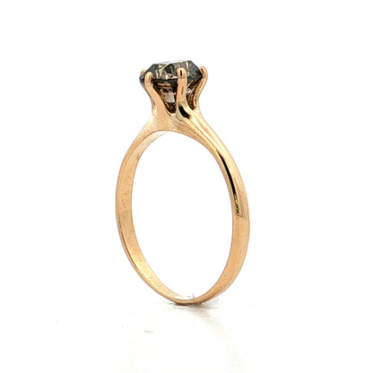 1.19 Victorian Diamond Solitaire Ring 18k