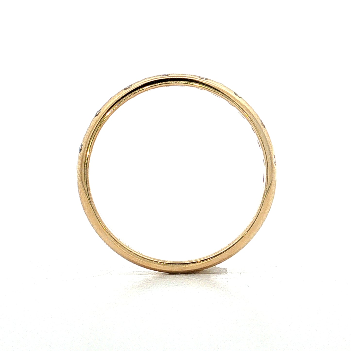 Diamond Stacking Band 14k Yellow Gold