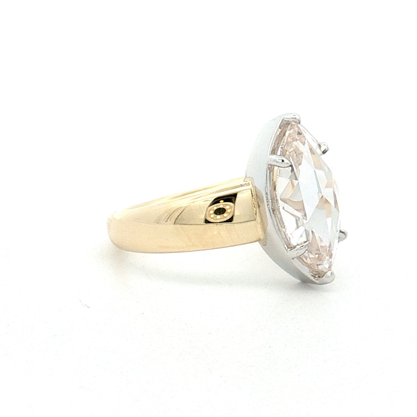 2.13 Marquise Rose Cut Diamond Ring 14k