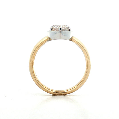 2.13 Marquise Rose Cut Diamond Ring 14k