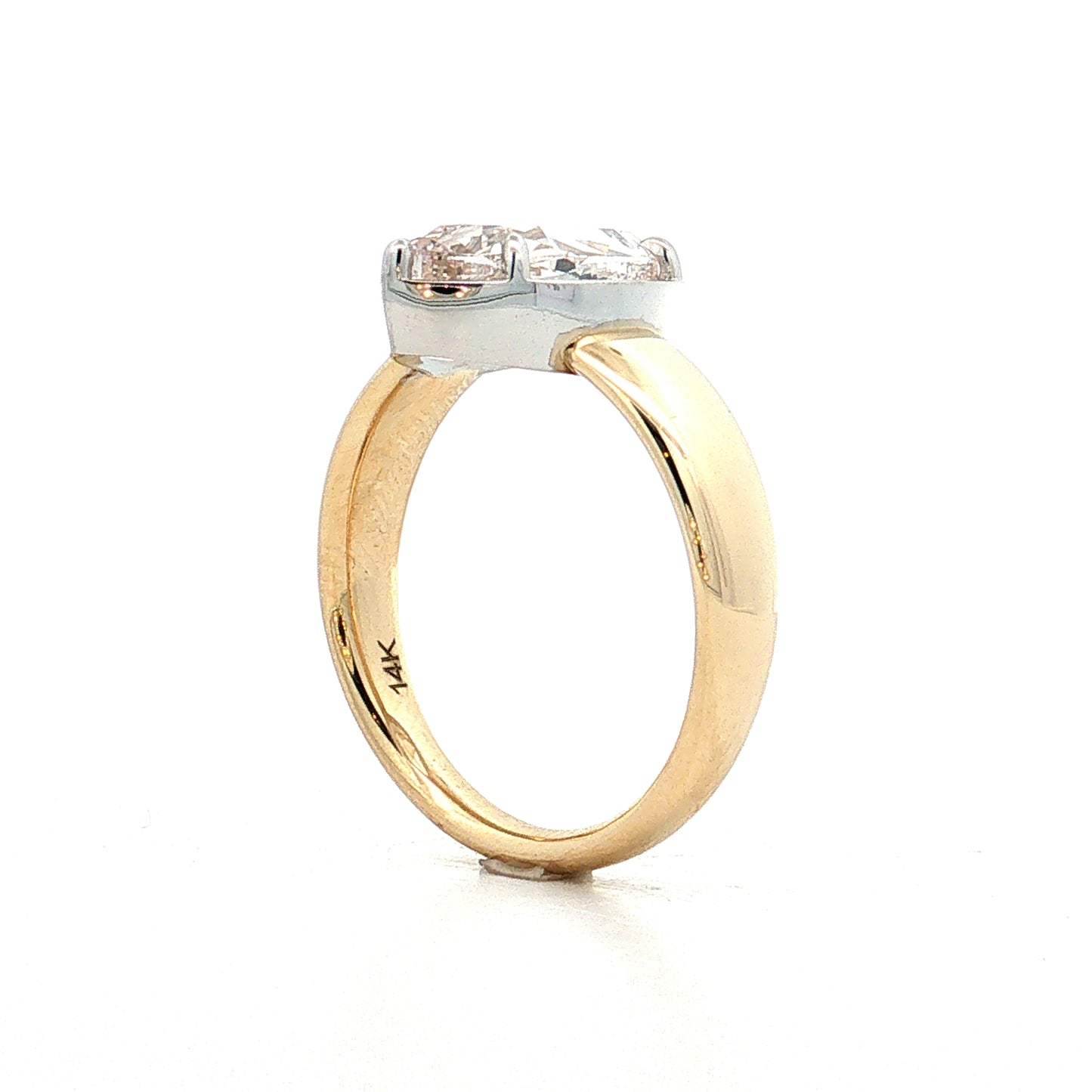 2.13 Marquise Rose Cut Diamond Ring 14k