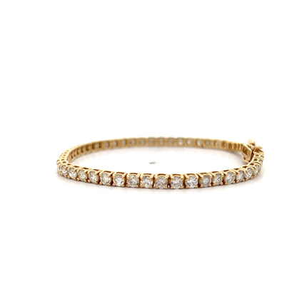 5.39 Diamond Tennis Bracelet 14k Yellow Gold