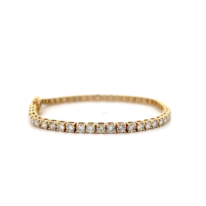 5.39 Diamond Tennis Bracelet 14k Yellow Gold