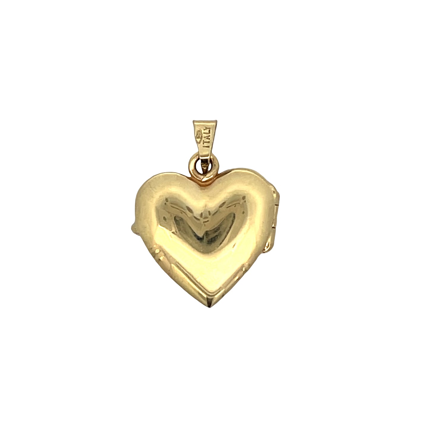 Heart Locket Necklace 14k Yellow Gold