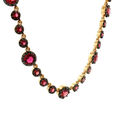 14.35 Ruby Necklace 18k Yellow Gold
