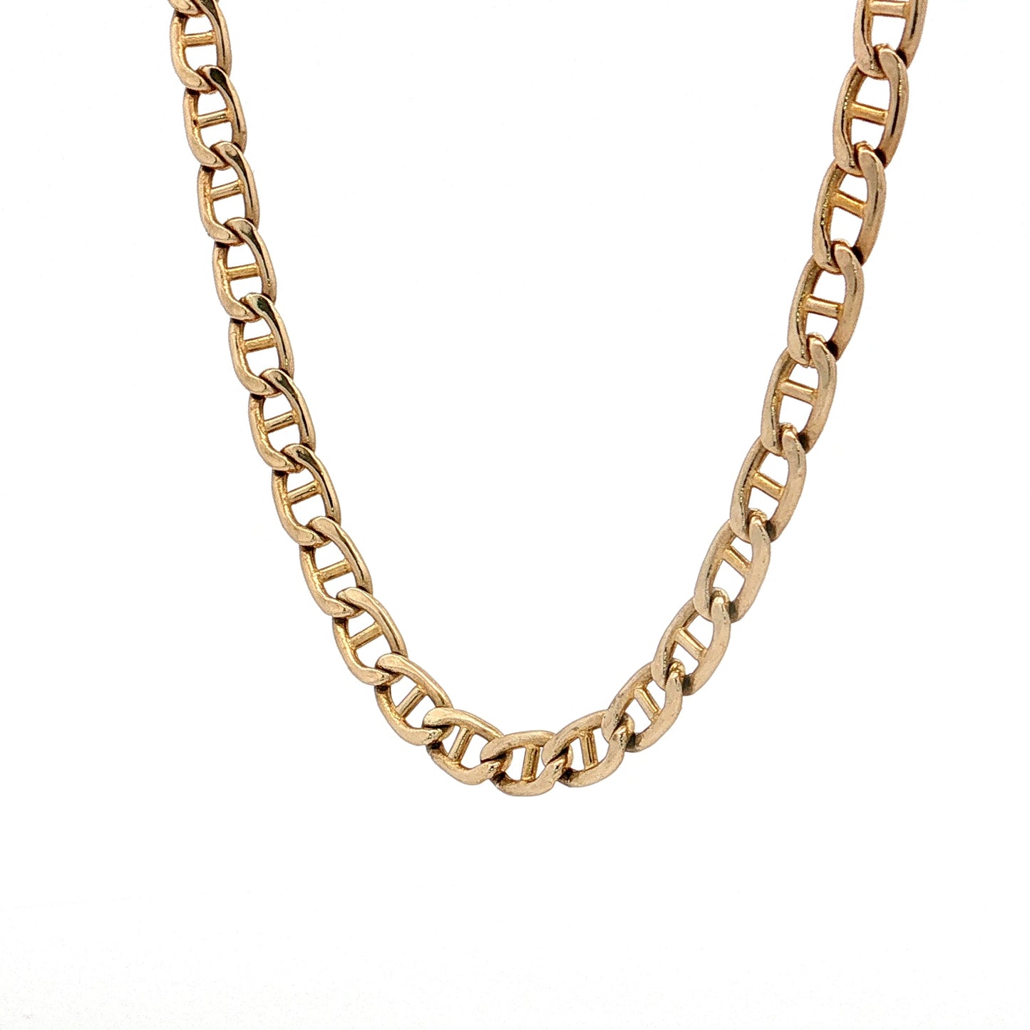 20" Mariner Link Chain Necklace 14k Yellow Gold
