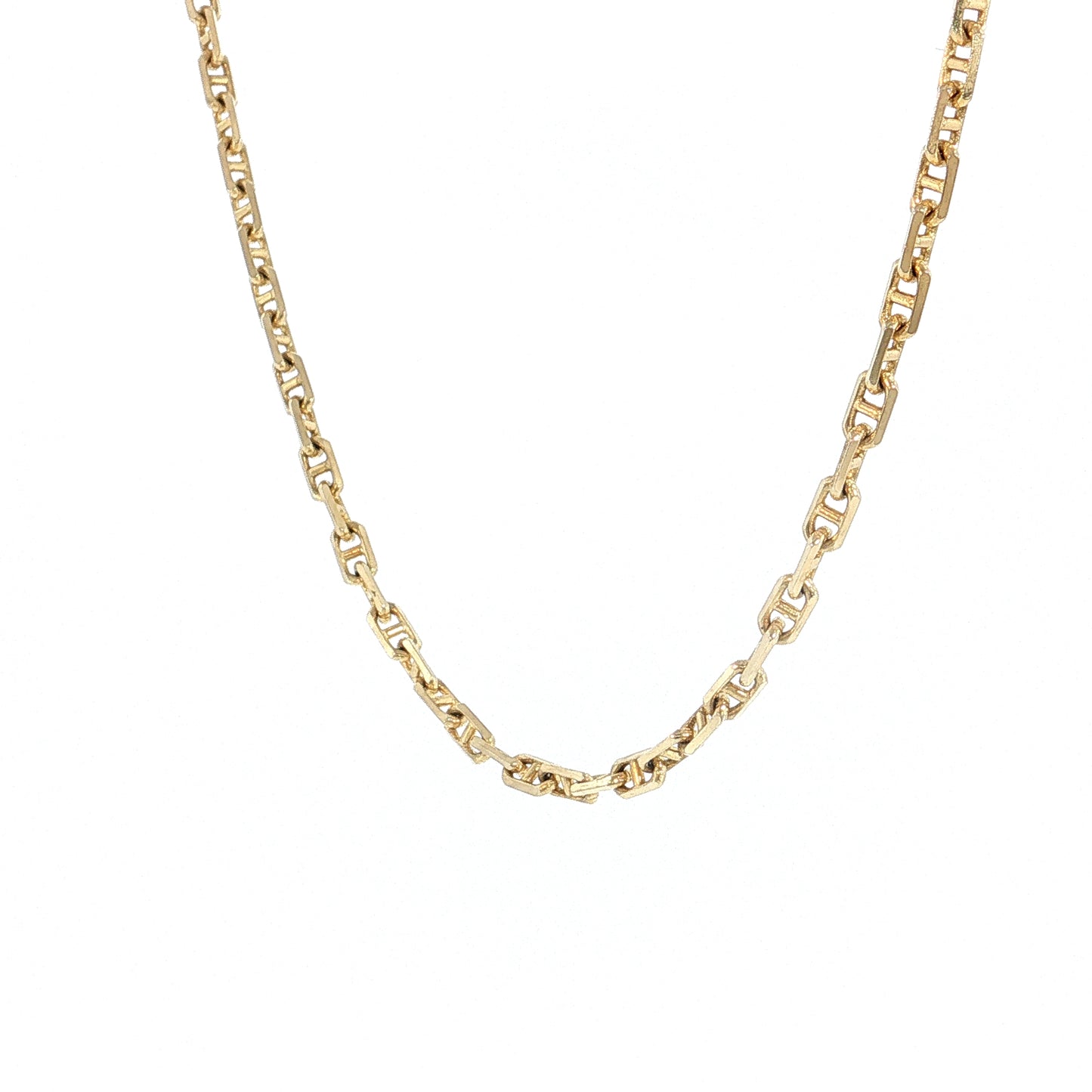 22" Mariner Link Chain Necklace 14k Yellow Gold