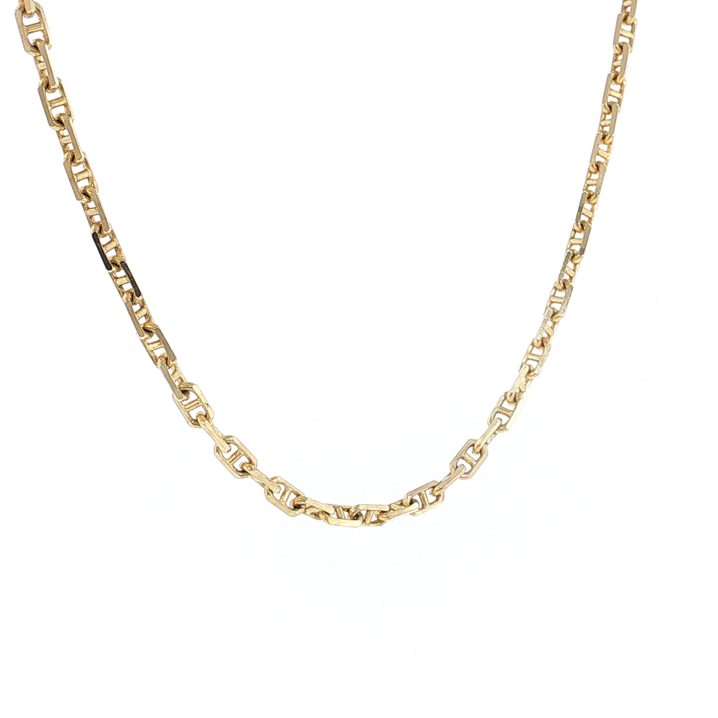 22" Mariner Link Chain Necklace 14k Yellow Gold