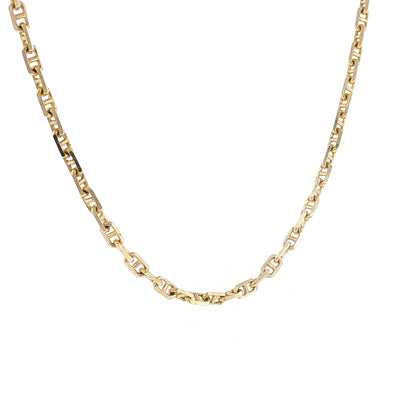 22" Mariner Link Chain Necklace 14k Yellow Gold