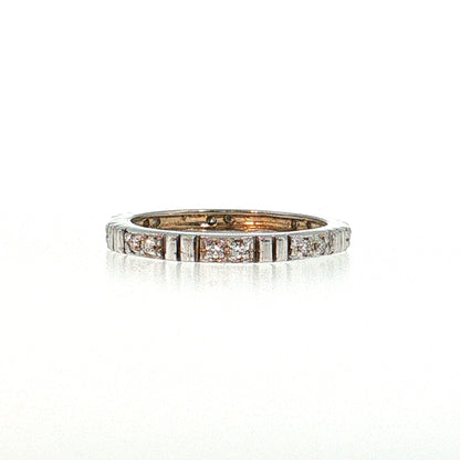 Diamond Eternity Wedding Band 18k White Gold