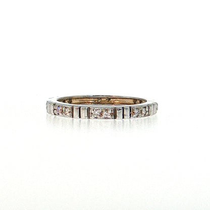 Diamond Eternity Wedding Band 18k White Gold