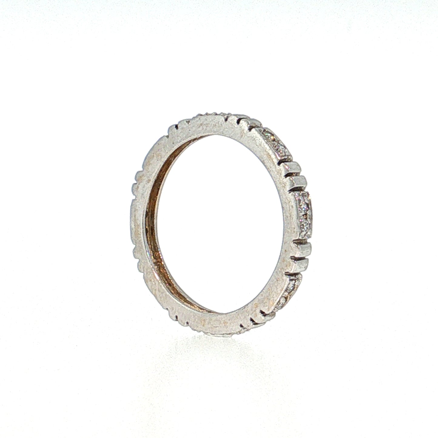 Diamond Eternity Wedding Band 18k White Gold