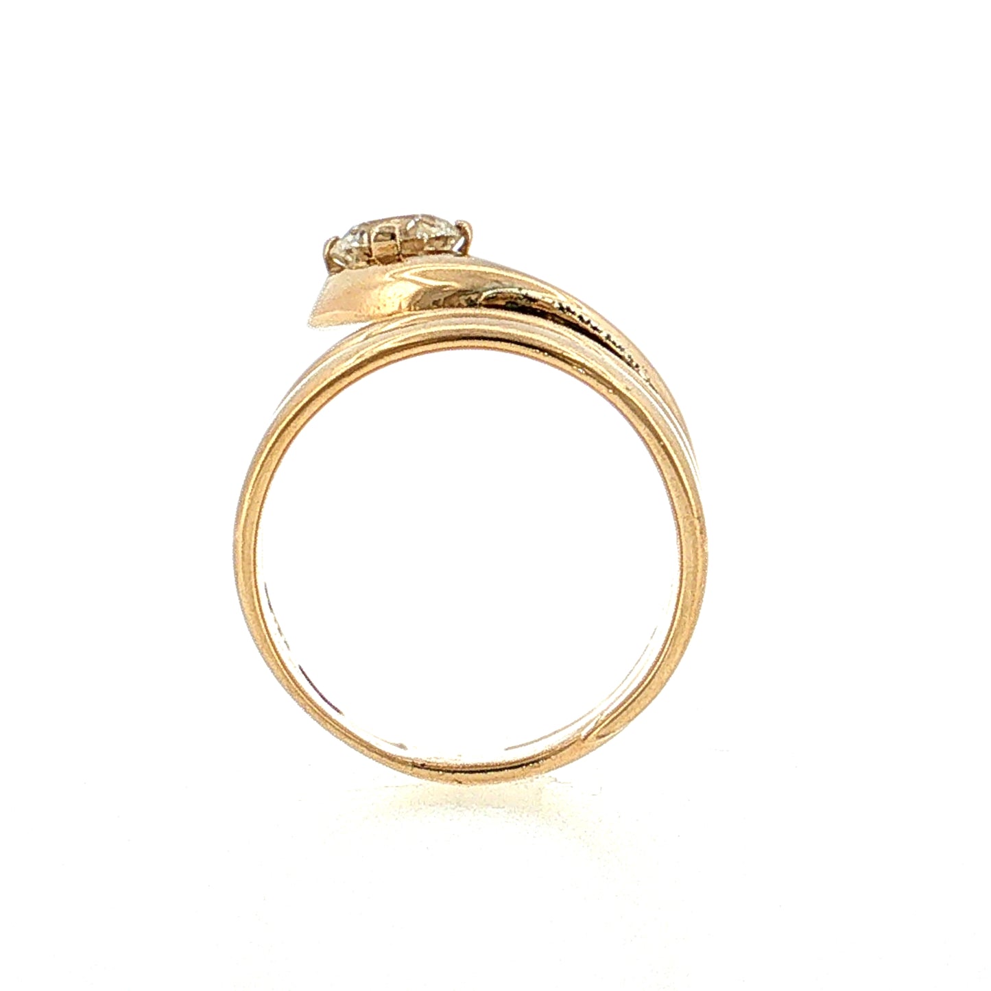 .84 Victorian Diamond Snake Cocktail Ring 18k