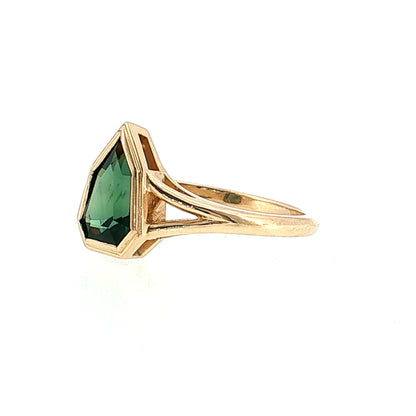1.51 Kite Sapphire Engagement Ring 14k