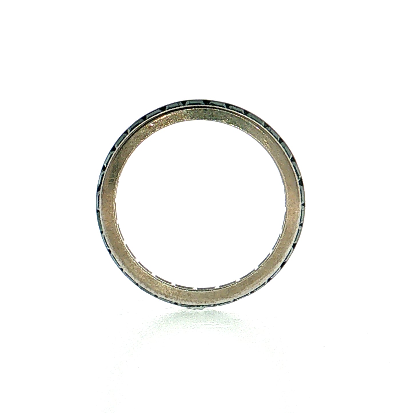 2.40 Emerald Eternity Band Platinum